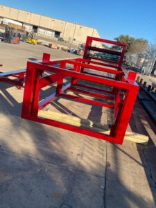 Candy Red over Bengal Silver Powder Coating